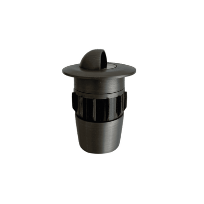 LaCire Deck Cover Solid Cast Brass Mini In-Ground Deck Light Low Voltage Outdoor Lighting