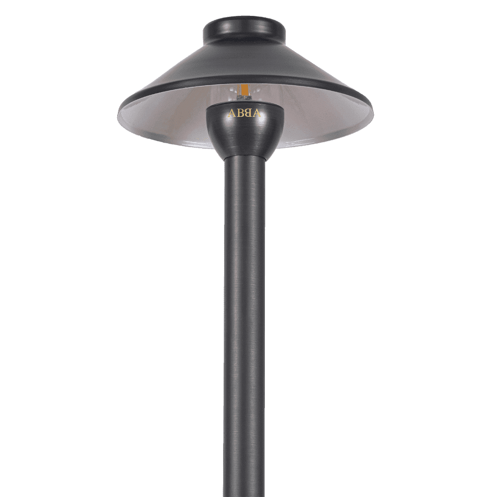 PLB02 Outdoor Garden Pathway Light | Low Voltage Brass Path Light