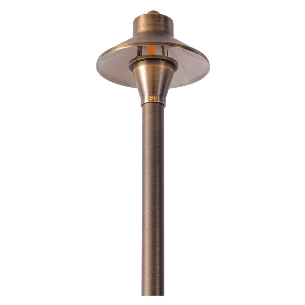 PLB06 12V G4 Snub Low Voltage Heavy Duty Cast Brass Outdoor LED Pathway Light