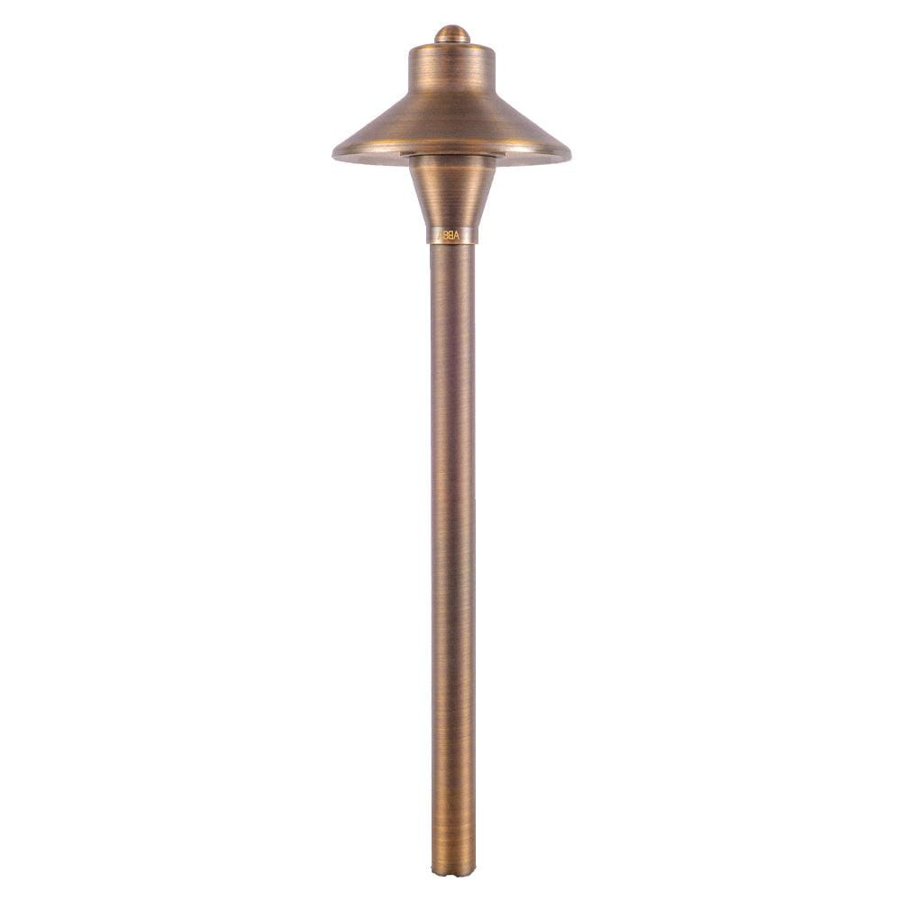 PLB06 12V G4 Snub Low Voltage Heavy Duty Cast Brass Outdoor LED Pathway Light