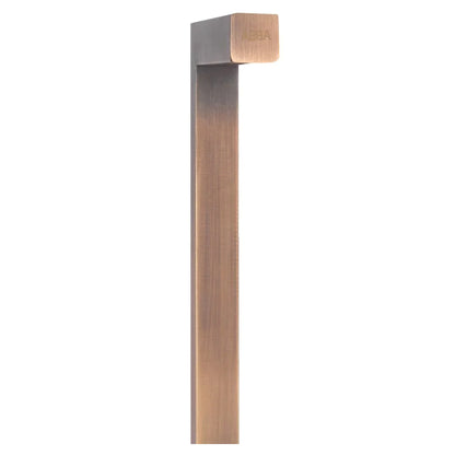 PLB10 LED Brass L-Shaped Low Voltage Landscape Lighting Pathway Light