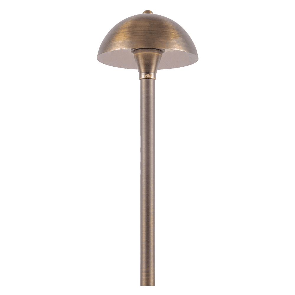 PLB08 Brass LED Globe Low Voltage Pathway Outdoor Landscape Lighting Fixture