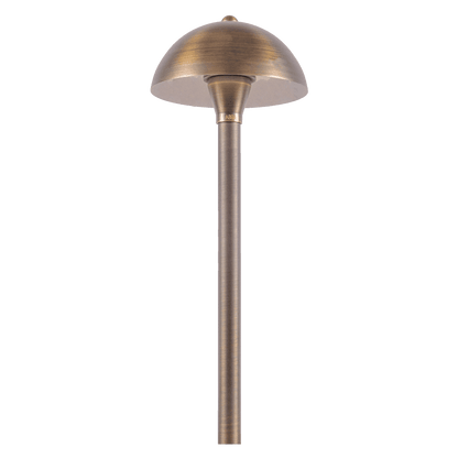 PLB08 Brass LED Globe Low Voltage Pathway Outdoor Landscape Lighting Fixture