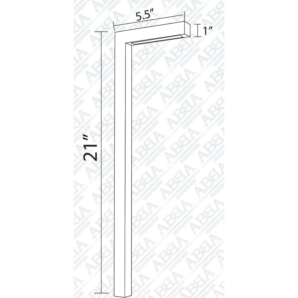 PLB10 LED Brass L-Shaped Low Voltage Landscape Lighting Pathway Light