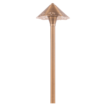 PLB12 Brass LED Low Voltage Pathway Outdoor Lighting Landscape Fixture