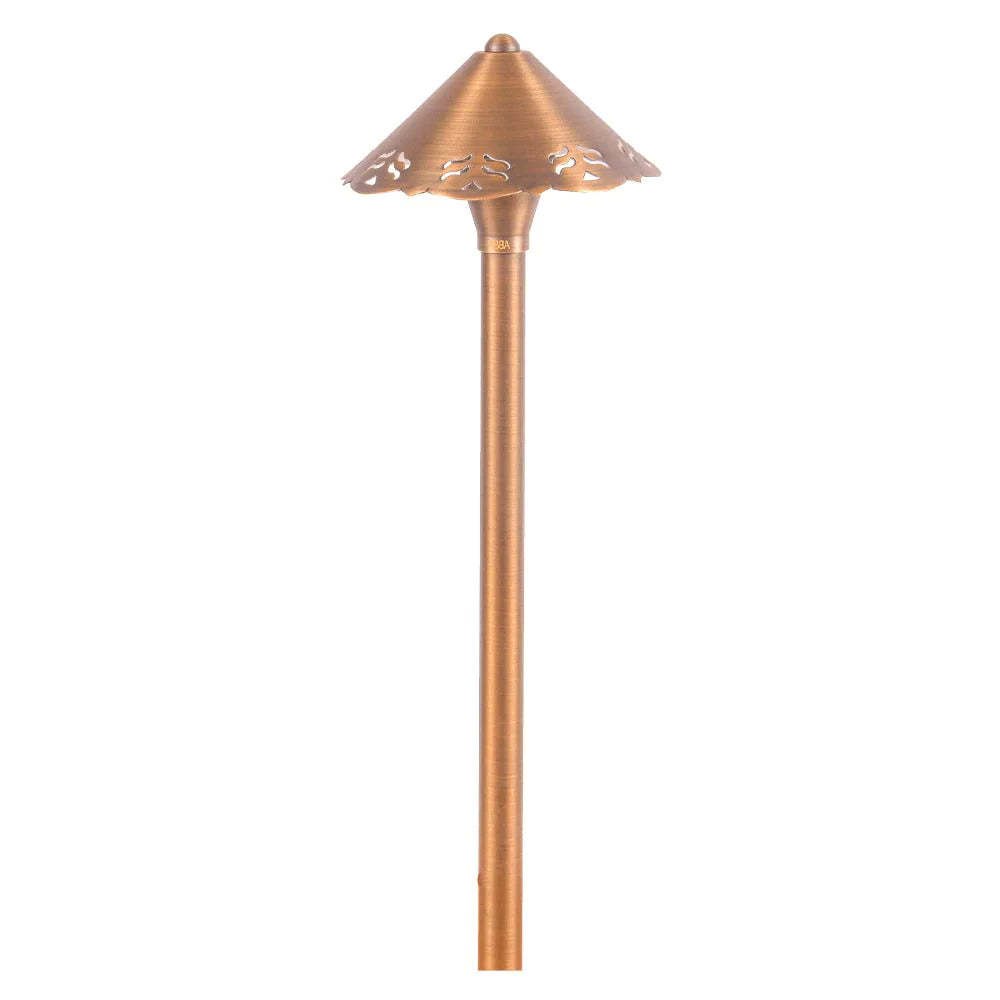 PLB12 Brass LED Low Voltage Pathway Outdoor Lighting Landscape Fixture