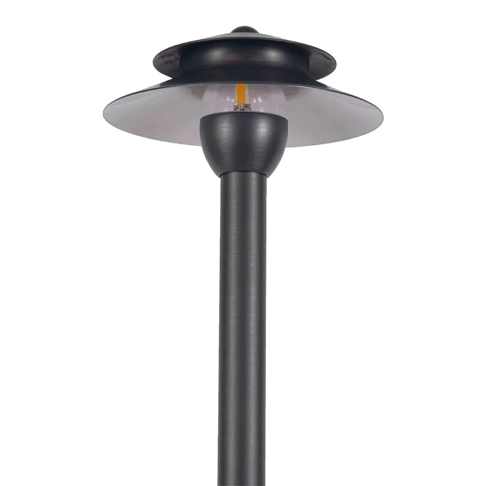 PLB13 Two Tier Brass Pathway Low Voltage Pagoda Light Led Landscape Lighting Fixture