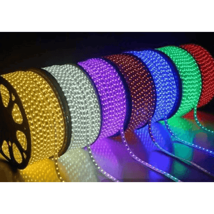 RL100 LED Low Voltage Rope Lights Outdoor IP65 3000K, 5000K, Multi Color RGB, Pink, Purple, Red, Yellow, Blue, Green