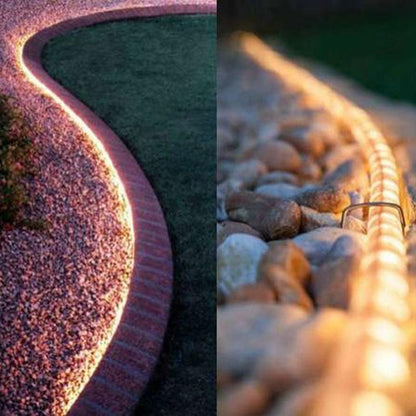 RL100 LED Low Voltage Rope Lights Outdoor IP65 3000K, 5000K, Multi Color RGB, Pink, Purple, Red, Yellow, Blue, Green