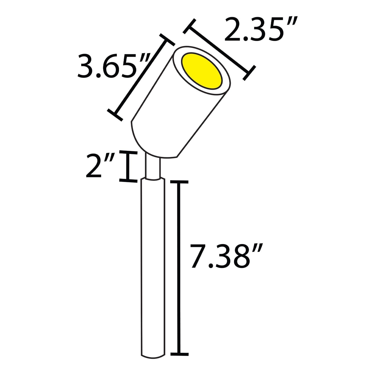 SPS02 Low Voltage LED Stainless Steel Spotlight Adjustable Up Lighting Fixtures