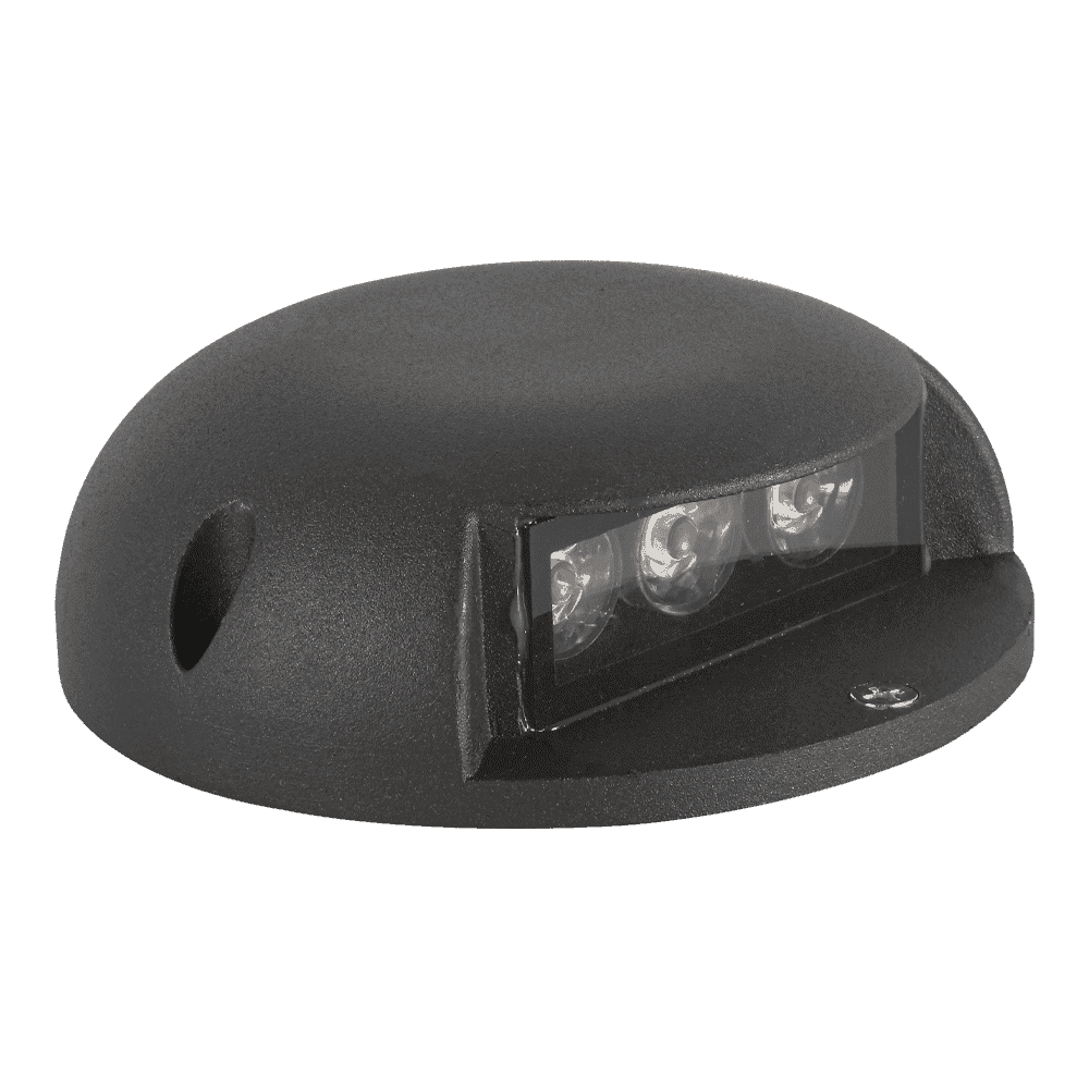 STA05 3W Low Voltage Cast Aluminum Round Surface Mount LED Step or Deck Light