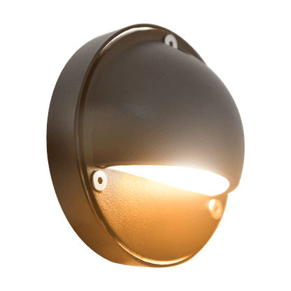 STA09 LED Round Aluminum Deck Light Surface Mount Low Voltage Landscape Lighting
