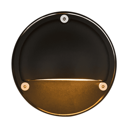 STA09 LED Round Aluminum Deck Light Surface Mount Low Voltage Landscape Lighting
