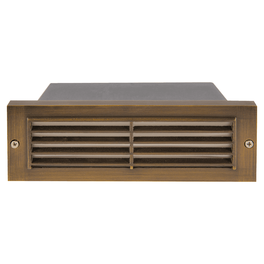 STB03 Louver Horizontal LED Brick Lights Warm White Edge Outdoor Step Light