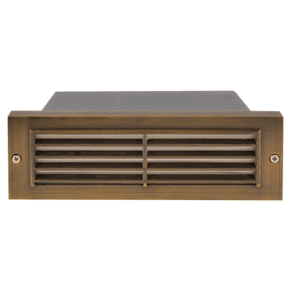 STB03 Louver Horizontal LED Brick Lights Warm White Edge Outdoor Step Light