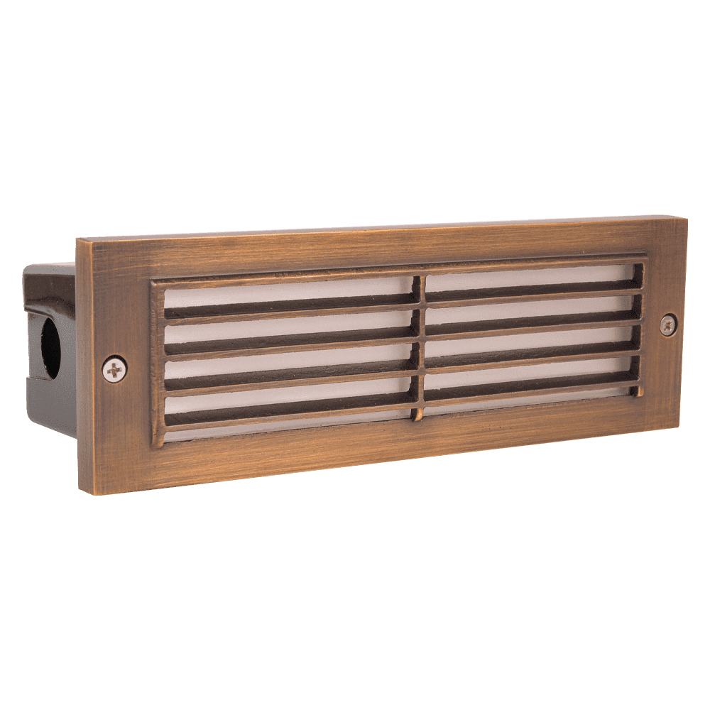 STB03 Louver Horizontal LED Brick Lights Warm White Edge Outdoor Step Light