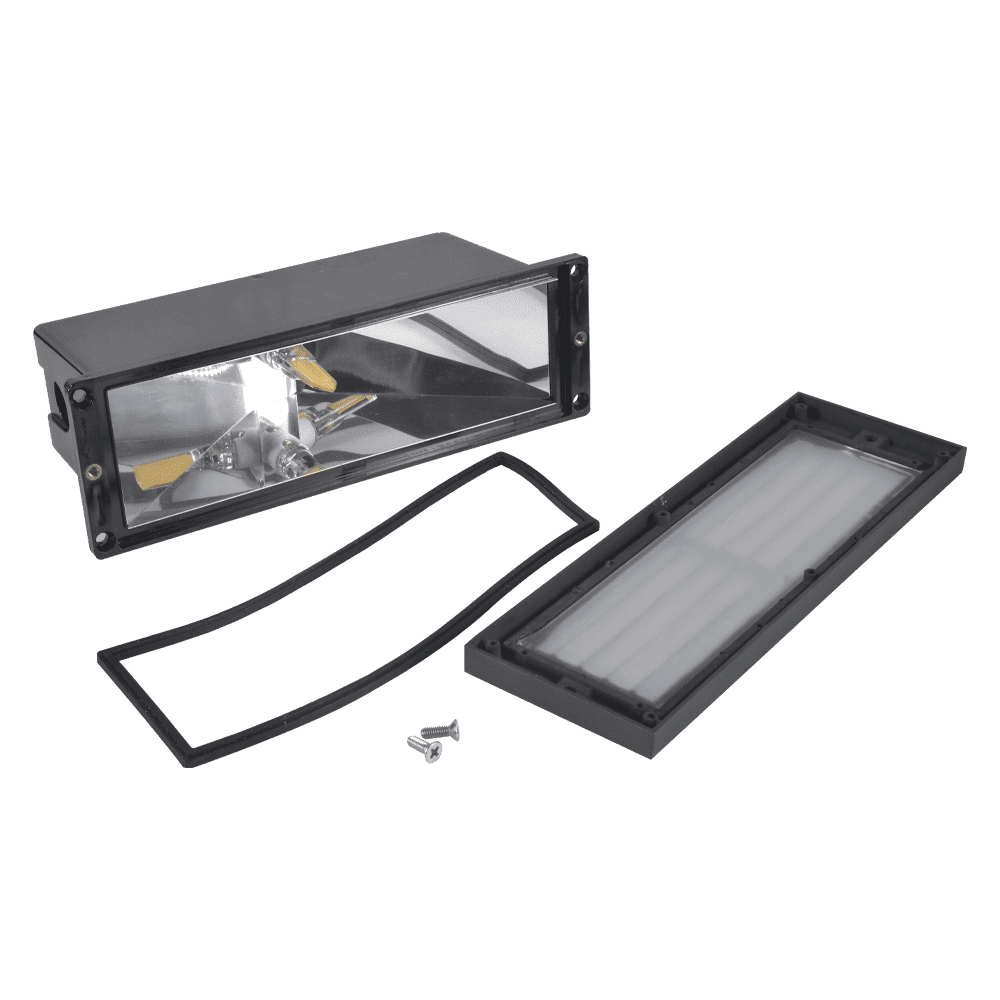STB03 Louver Horizontal LED Brick Lights Warm White Edge Outdoor Step Light