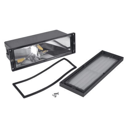 STB03 Louver Horizontal LED Brick Lights Warm White Edge Outdoor Step Light