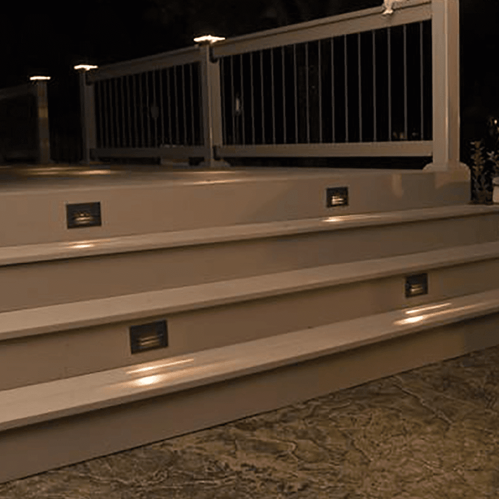 STB02 Louver Horizontal Waterproof LED Brick Lights Edge Step Lighting