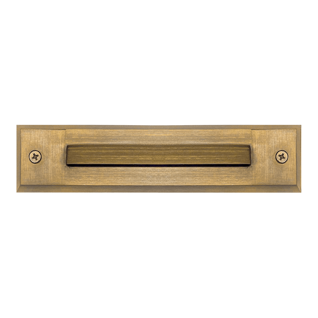 STB16 2W LED Cast Brass Surface Mounted Slim Horizontal Outdoor &amp; Indoor Step Light