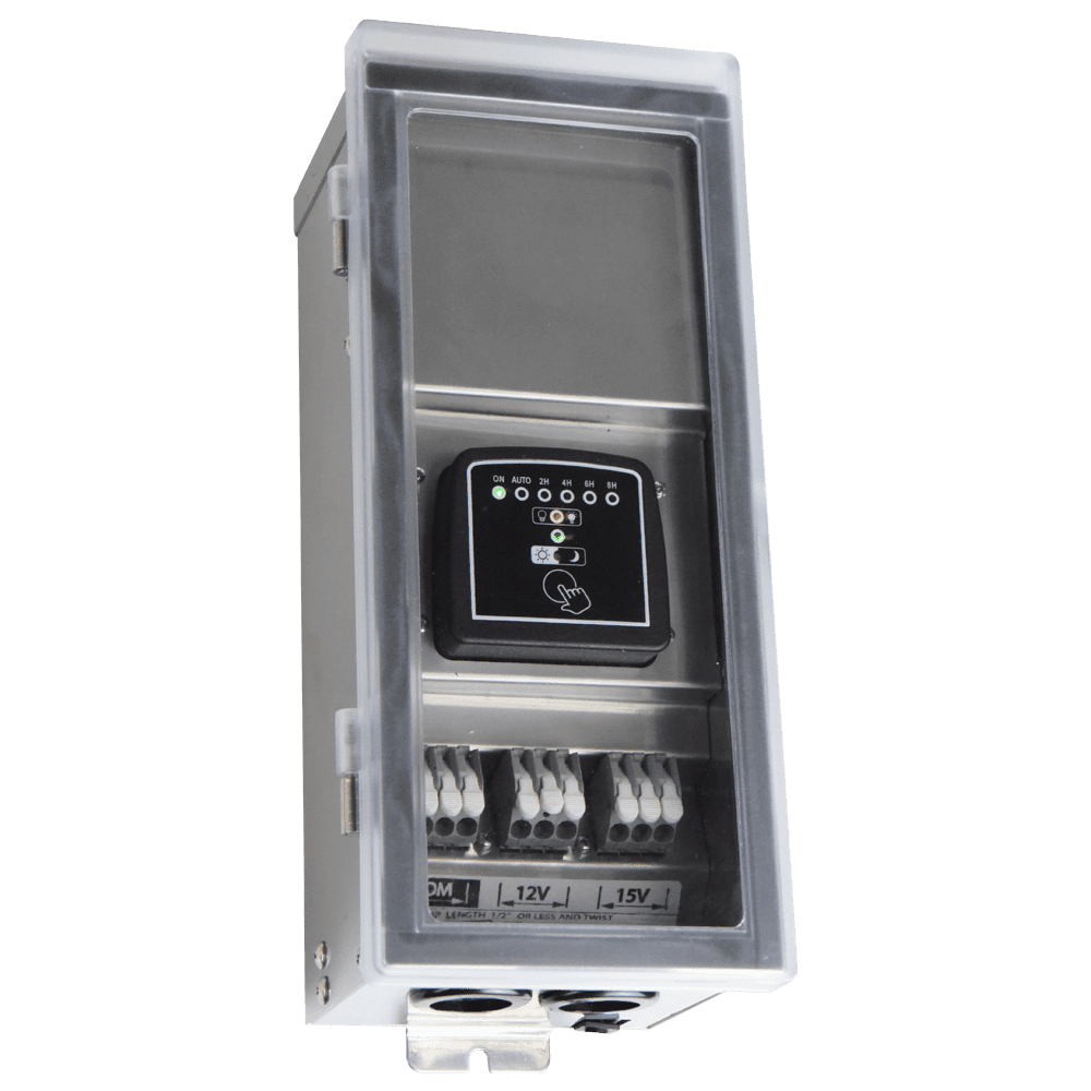 STS300 300W Digital 12V, 15V Low Voltage Transformer with Photocell &amp; Timer IP65