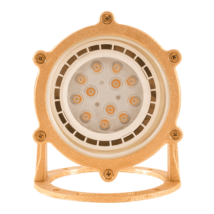 ULB02 Cast Brass PAR36 LED Low Voltage Underwater Pond Light IP68 Waterproof
