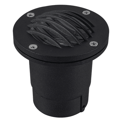 UNA06 Cast Aluminum Low Voltage Round Grill LED In-ground Well Light IP65 Waterproof