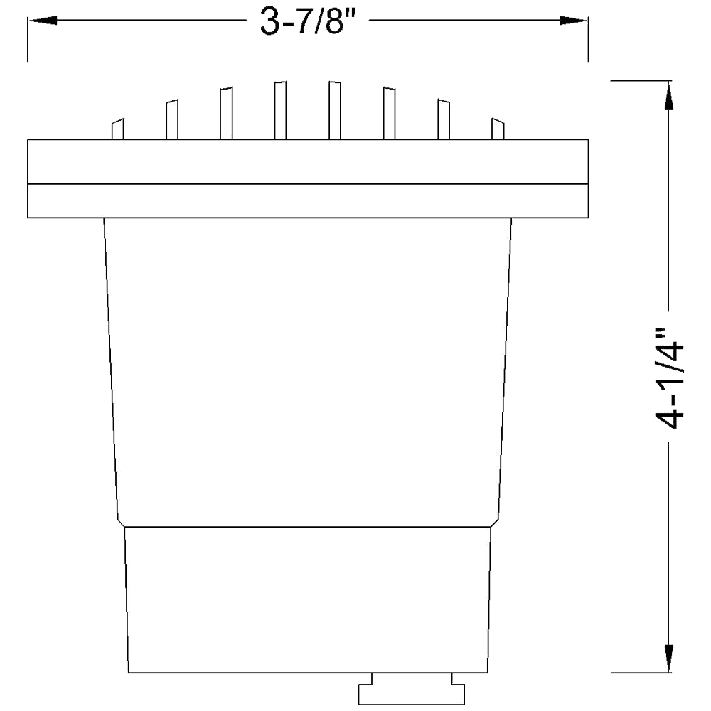 UNA06 Cast Aluminum Low Voltage Round Grill LED In-ground Well Light IP65 Waterproof