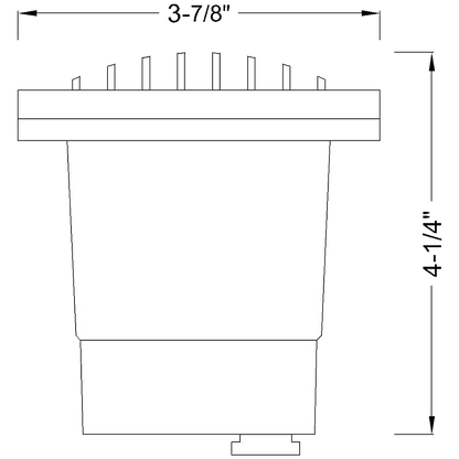 UNA06 Cast Aluminum Low Voltage Round Grill LED In-ground Well Light IP65 Waterproof