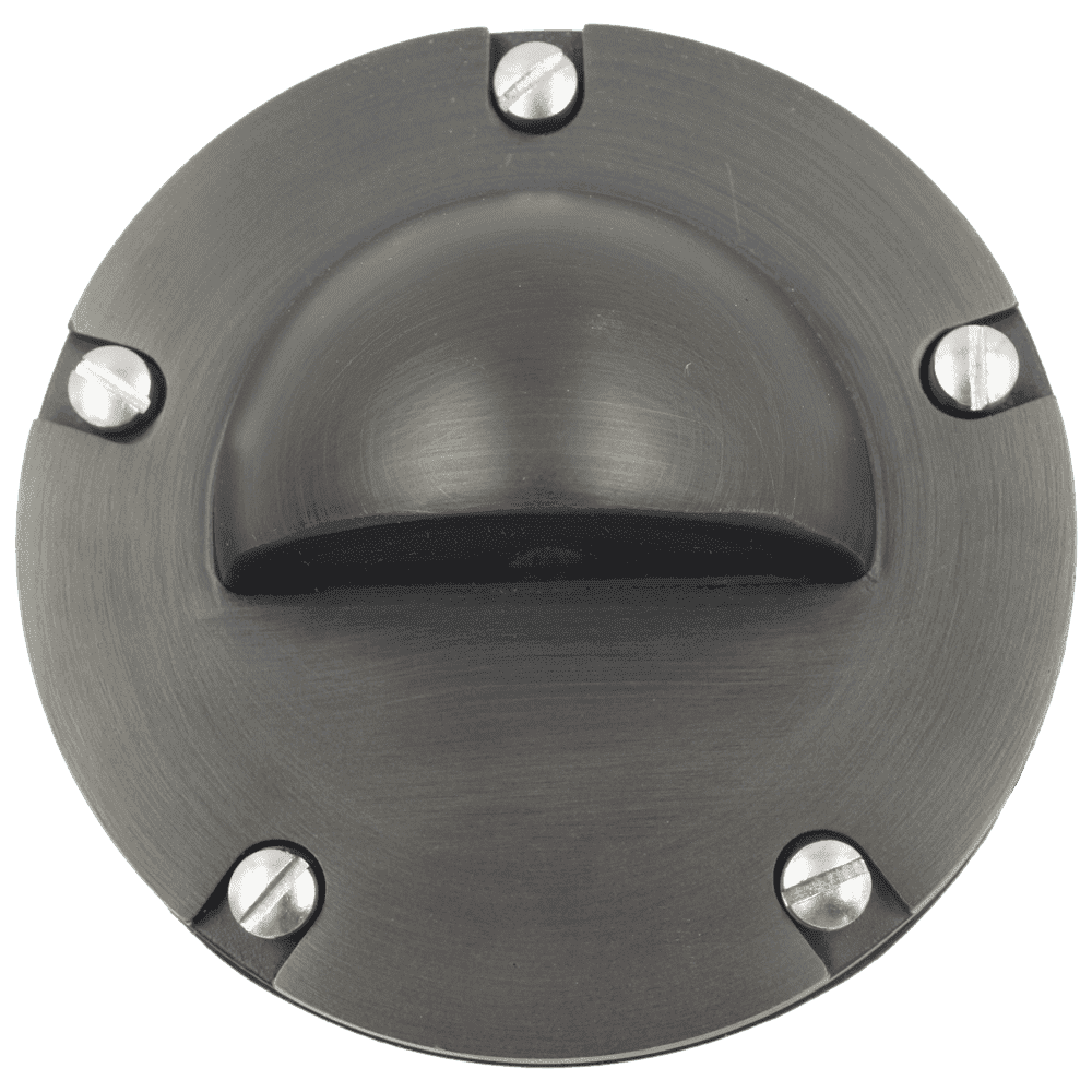 UNB02 Cast Brass Low Voltage Half Moon Round LED In-ground Well Light IP65 Waterproof