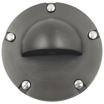 UNB02 Cast Brass Low Voltage Half Moon Round LED In-ground Well Light IP65 Waterproof