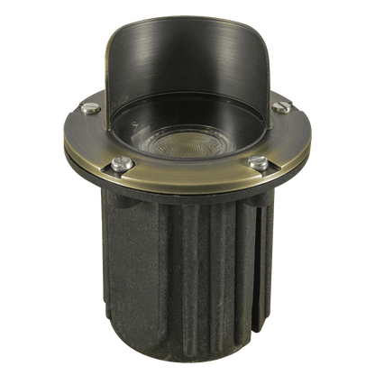 UNB03 Cast Brass Low Voltage Shielded LED In-ground Well Light IP65 Waterproof