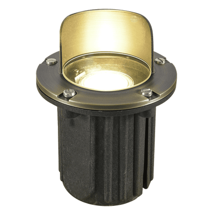 UNB03 Cast Brass Low Voltage Shielded LED In-ground Well Light IP65 Waterproof