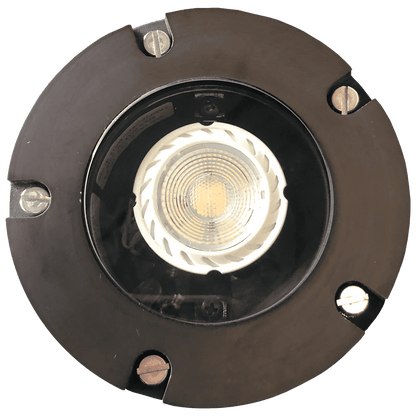 UNB04 Cast Brass Low Voltage Round LED In-Ground Well Light IP65 Waterproof