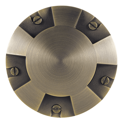 UNB07 Cast Brass Low Voltage Round Multi-Directional LED In-ground Well Light IP65 Waterproof