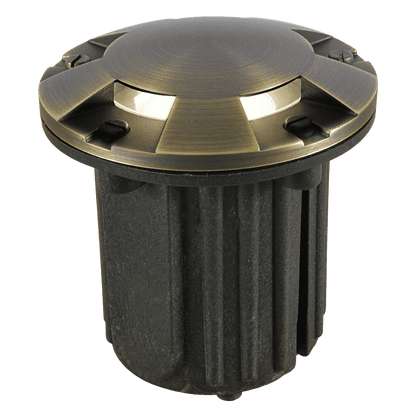 UNB07 Cast Brass Low Voltage Round Multi-Directional LED In-ground Well Light IP65 Waterproof