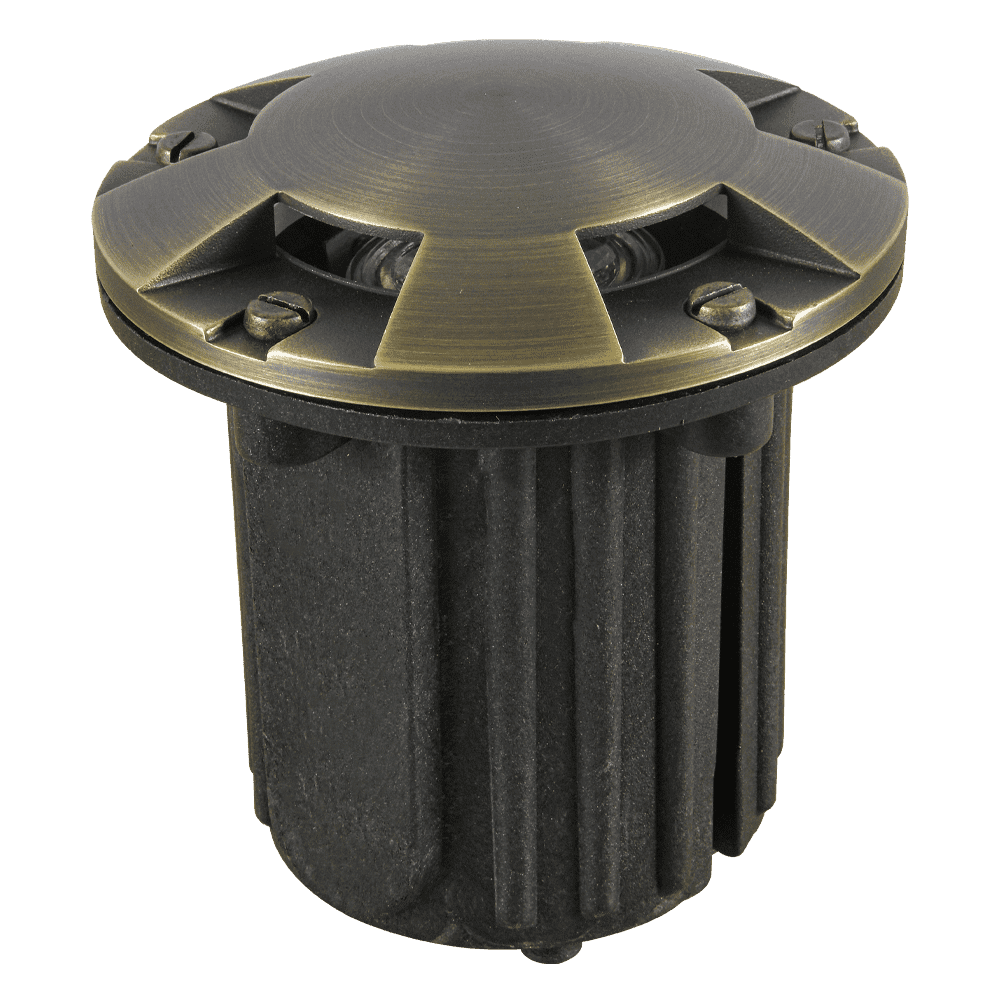UNB07 Cast Brass Low Voltage Round Multi-Directional LED In-ground Well Light IP65 Waterproof