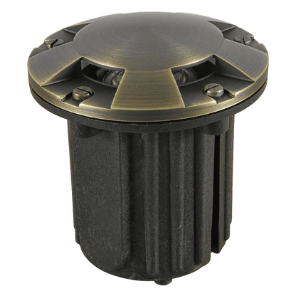 UNB07 Cast Brass Low Voltage Round Multi-Directional LED In-ground Well Light IP65 Waterproof