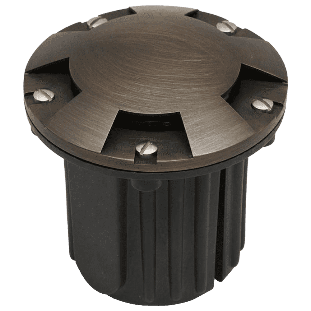 UNB07 Cast Brass Low Voltage Round Multi-Directional LED In-ground Well Light IP65 Waterproof