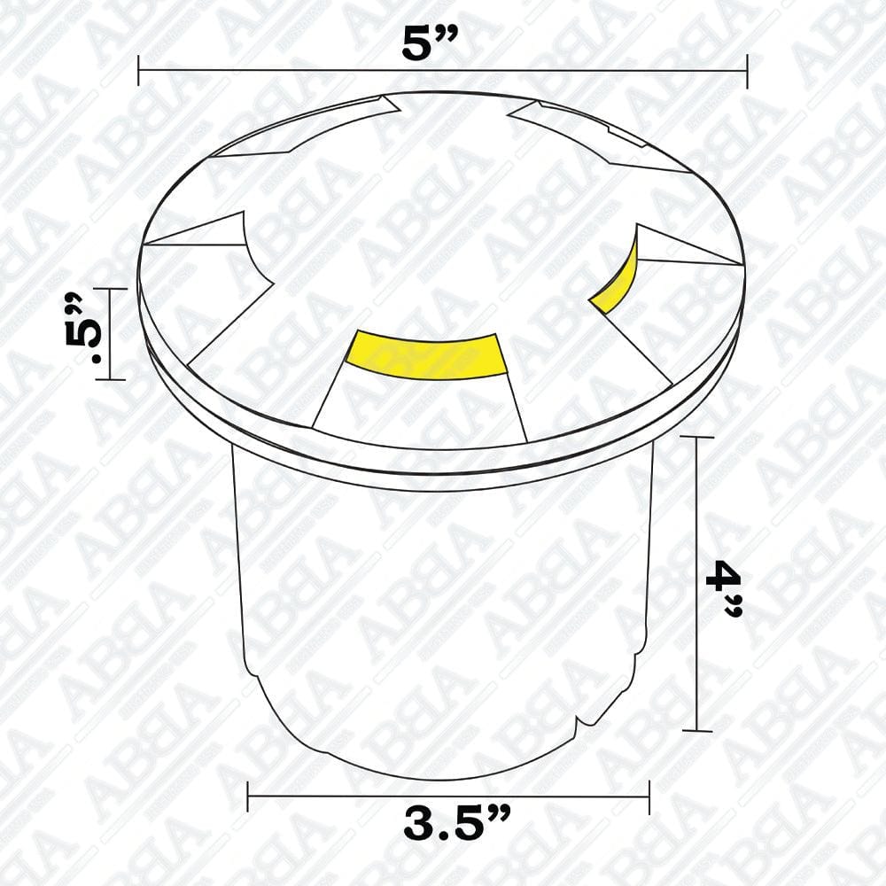 UNB07 Cast Brass Low Voltage Round Multi-Directional LED In-ground Well Light IP65 Waterproof