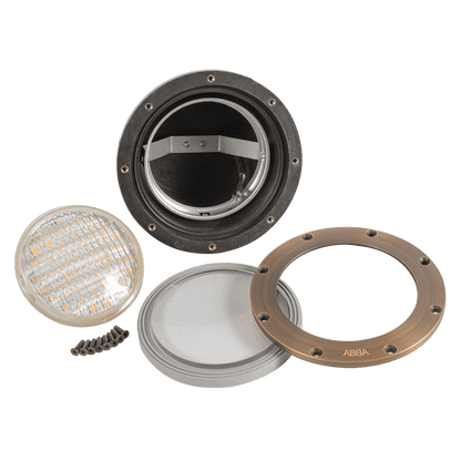 UNB08 Cast Brass Low Voltage Commercial PAR36 LED In-ground Well Light IP65 Waterproof