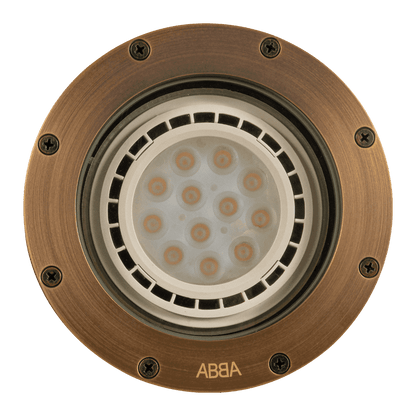 UNB08 Cast Brass Low Voltage Commercial PAR36 LED In-ground Well Light IP65 Waterproof