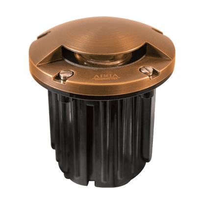 UNB09 Cast Brass Round Mono-Directional Low Voltage LED In-ground Light
