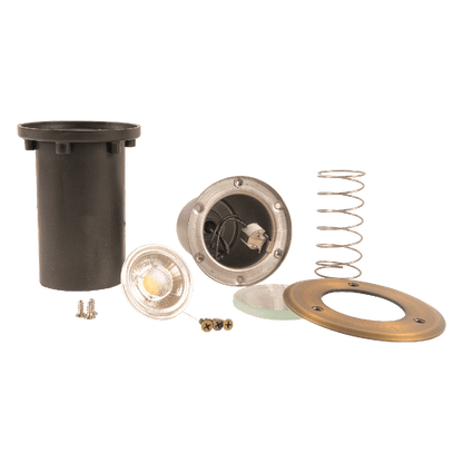 UNB12 Cast Brass Low Voltage Round LED In-ground Well Light IP65 Waterproof