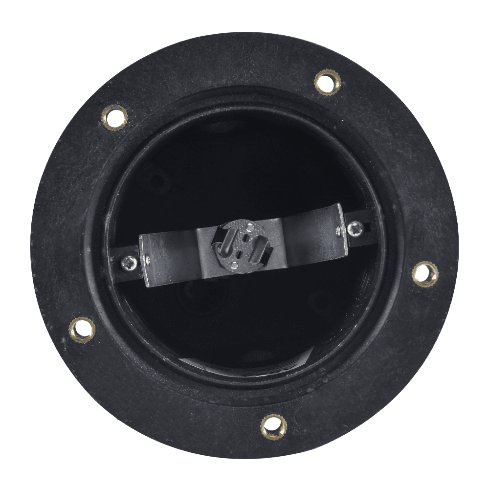 UNB02 Cast Brass Low Voltage Half Moon Round LED In-ground Well Light IP65 Waterproof