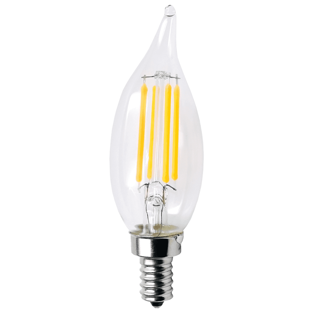 E12 3W LED Filament Candelabra Outdoor Bulbs Dimmable Energy Saving Light Bulb