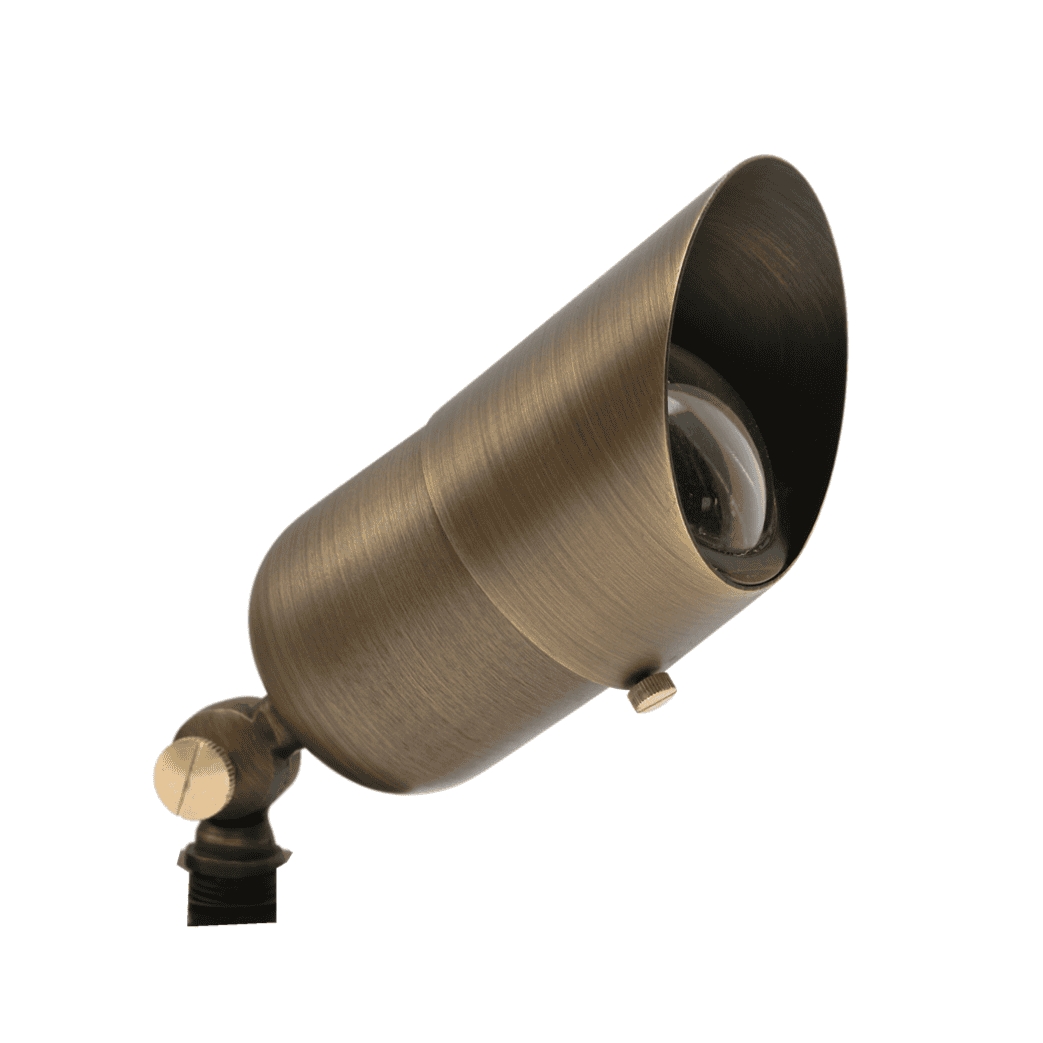 Elysee Solid Brass Accent Spot Light Antique Bronze Low Voltage Outdoor Lighting