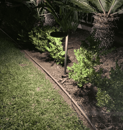 Meridianne Cast Brass Modern Spread Path Light Low Voltage Outdoor Landscape Lighting