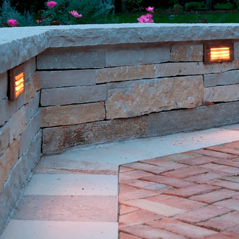 STB02 Louver Horizontal Waterproof LED Brick Lights Edge Step Lighting