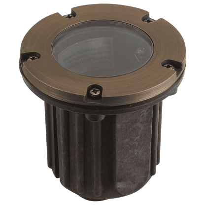 UNB04 Cast Brass Low Voltage Round LED In-Ground Well Light IP65 Waterproof